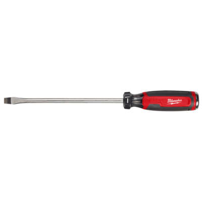 Milwaukee MT210 3/8'' Slotted 8'' Cushion Grip Demo Screwdriver - Made In USA