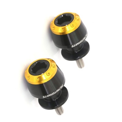 ATOM Red Racing Swing Arm Spools 6mm For YZF R7 22 23