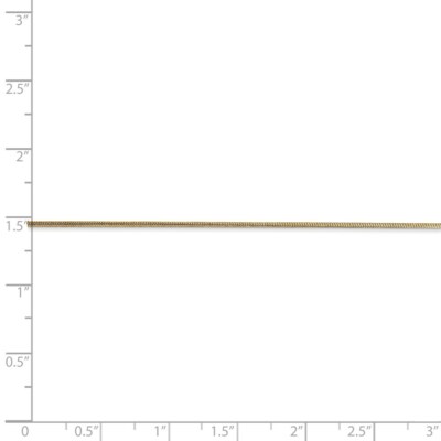 Pre-owned Superdealsforeverything Real 14kt Yellow Gold 20 Inch .9mm Round Snake With Lobster Clasp Chain; 20 Inch