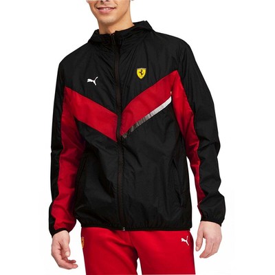 

Puma Sf Race Mcs City Runner Full Zip Jacket Mens Size  Casual Athletic Outerw, Черный, Puma Sf Race Mcs City Runner Full Zip Jacket