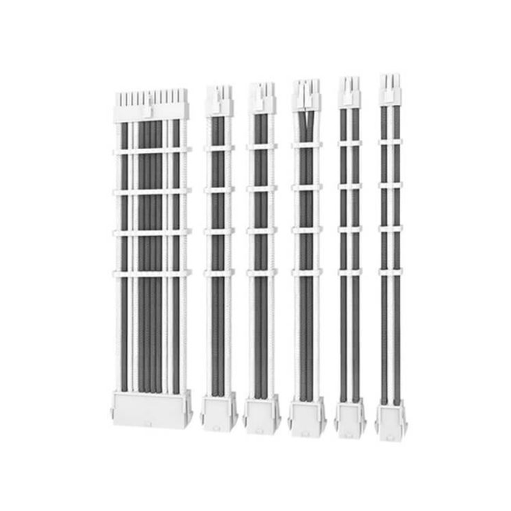 Antec CIP4 Cable Kit White Grey - 6 Pack, High Performance 300mm long Length