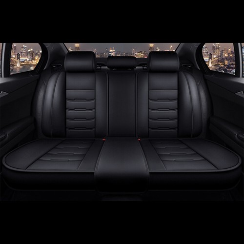 For Toyota Tacoma Leather Car 5 Seat Cover Front Rear Full Set Cushion Protector