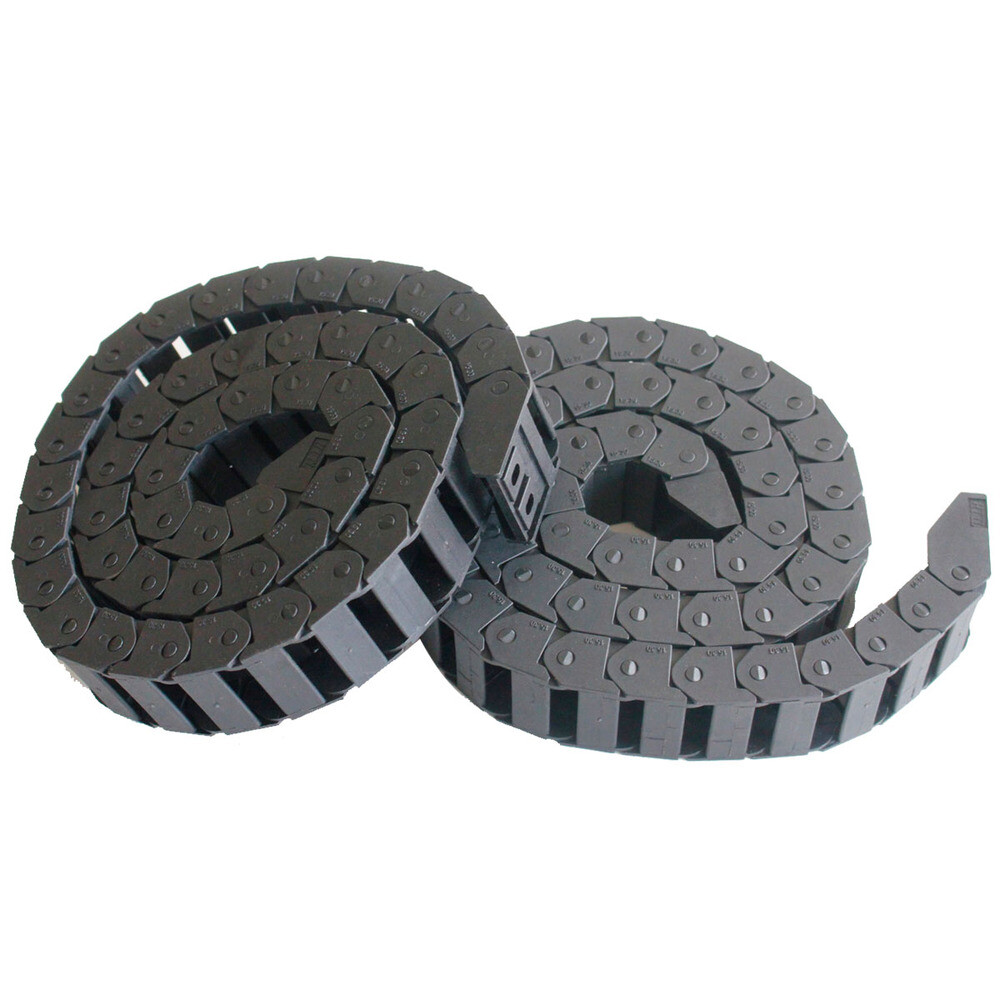 2PCS 1M Drag Chain Wire Carrier  R28/R38/R55 Plastic Semi Close/Open Type Cable