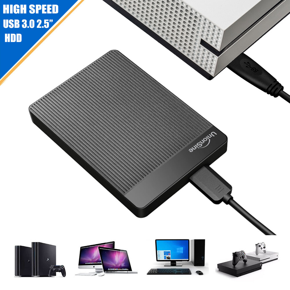 500GB 1TB 2TB Portable External Hard Drive Game Storage HDD