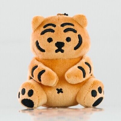 MUZIK TIGER Character Sitting Tiger Plush Doll Key Ring Official Goods