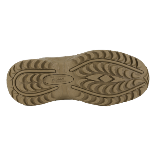 Pre-owned Reebok Work Men's 8" Rapid Response Composite Toe Stealth Boot With Side Zipper In Desert Tan