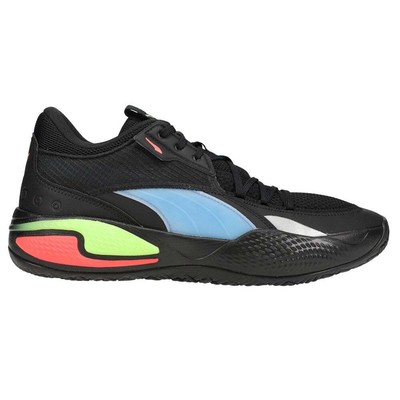 

Мужские черные кроссовки Puma Court Rider Pop Basketball Спортивная обувь 376107-01, Черный, Puma Court Rider Pop Basketball
