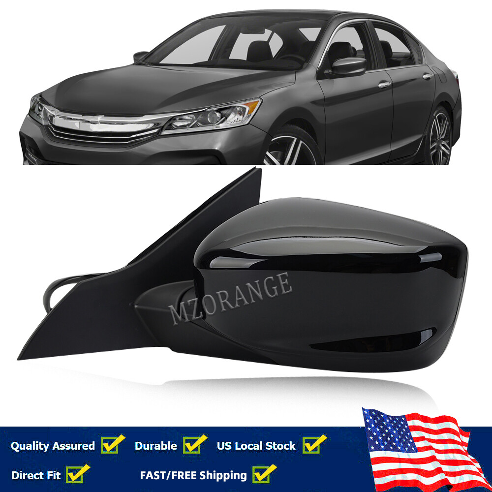 Для Honda Accord 4DR Седан 2013-2017 3-контактное боковое зеркало с ручным складыванием LH Слева от водителя