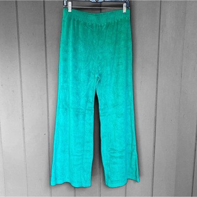 MONROW Terry Cloth Flare Sweat Pant, Size M, NWT