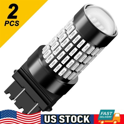 3157 3156 4157 Switchback LED Turn Signal Lights Red 4014SMD Waterproof Durable