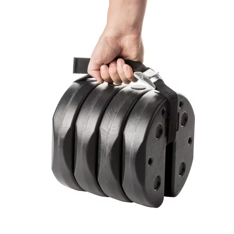 Weight Plates With Carry Strap (set Of 4)