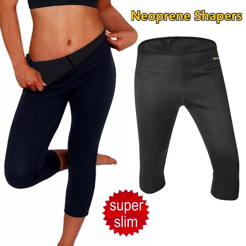 Hot Sweat Sauna Body Shaper Pants Neoprene Women Slimming Thermo Winter Warm G1