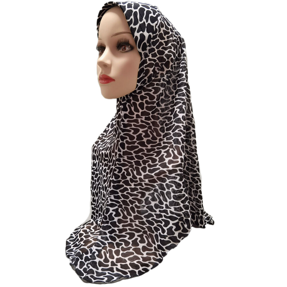 One Piece Turban Hijab Hat Muslim Women Prayer Headscarf Turban Amira Instant
