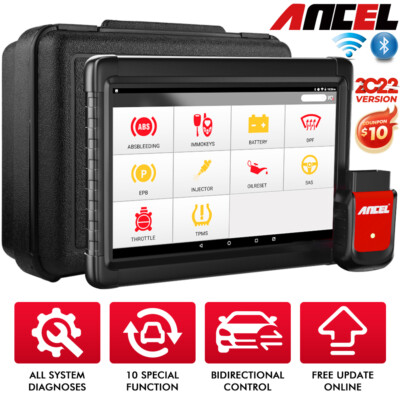 Ancel X6 Car Full System OBD2 Diagnostic Scanner tool ABS EPB SRS Oil Reset DPF 