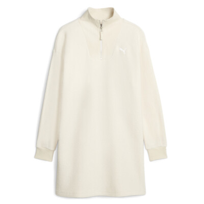 Женский утепленный пуловер на молнии Puma Her Off White 67600987