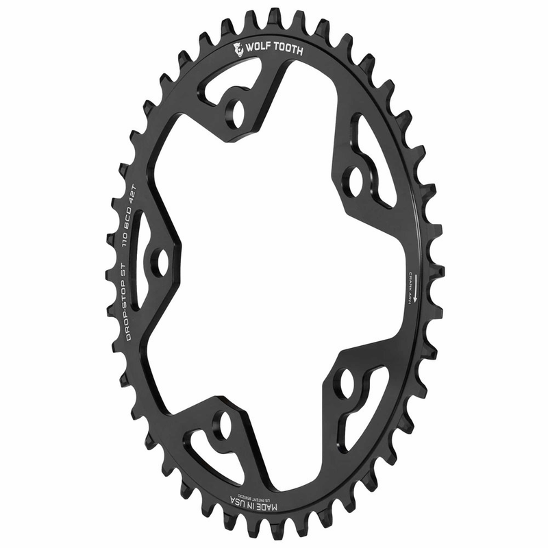 Chainring 42 Tooth Count BCD 110 Durable Reliable Component Bicycle Cranksets