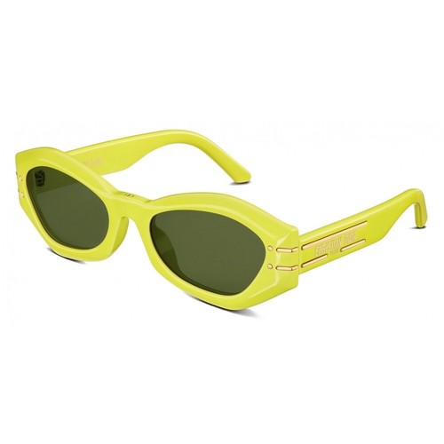 美品✨Christian Dior Logo Gold Sunglasses DIOR GOLD CAT EYE SUNGLASSES