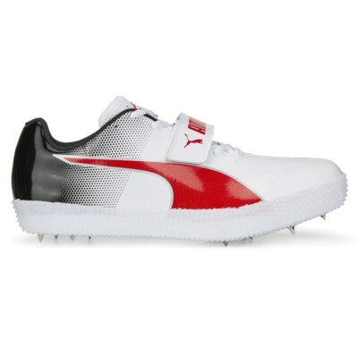 Puma Evospeed High Jump 10 Track And Field  Mens White Sneakers Athletic Shoes 3