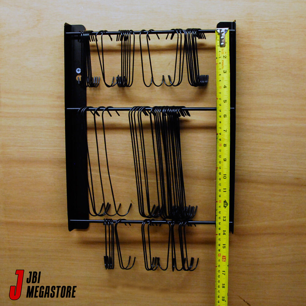 Wall Mounted Powder Coat Powdercoat Paint Hook Storage Holder + Hanging ...