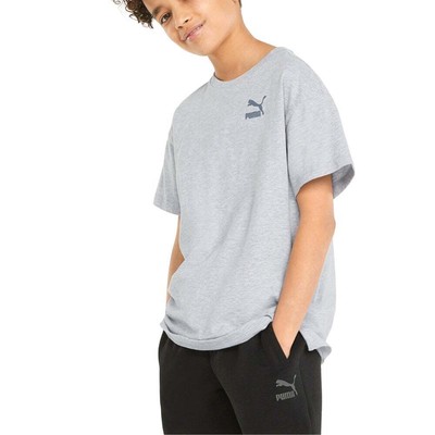

Повседневные топы Puma Matchers с круглым вырезом и короткими рукавами для мальчиков размера  533, Grey, Puma Matchers Crew Neck Short Sleeve T-Shirt Youth