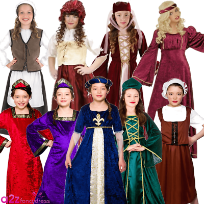 tudor girl fancy dress costume