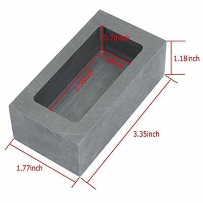 Graphite Ingot Mold Melting Casting Mould For Gold Silver Metal - 2DAY SHIP