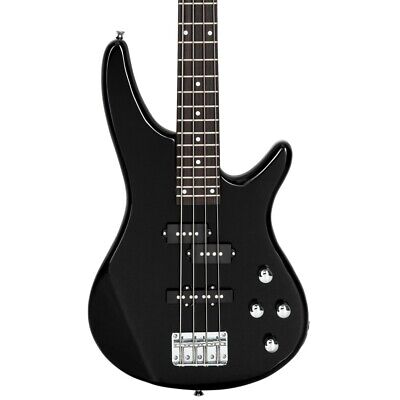 Glarry GIB Black Full Size 4 String Basswood Electric Bass Guitar w/ Gigbag Gift