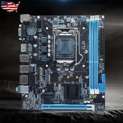 H61 Computer MainBoard 16GB Micro-ATX Desktops MainBoard 4 X SATA 2.0 for Office