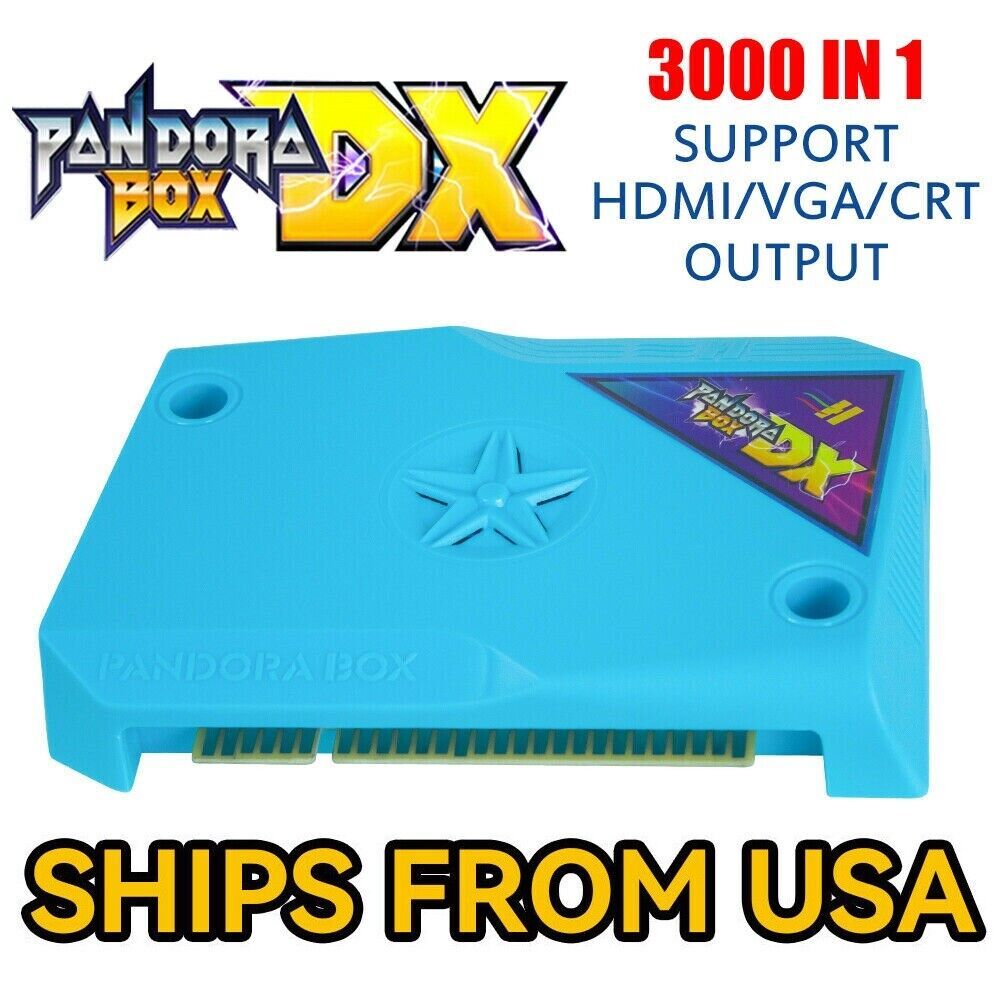 Pandora Box DX  3000 in 1 Game JAMMA Board Arcade machine Version HDMI VGA CRT