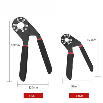 6'' or 8'' Universal Magic Wrench Multifunctional Bionic Adjustable Tool
