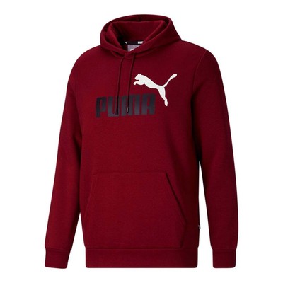 

Puma Ess+ 2 Col Logo Pullover Hoodie Mens Size  Повседневная спортивная верхняя одежда 84, Красный, Puma Ess+ 2 Col Logo Pullover Hoodie