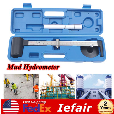 Mud Scale Liquid Mud Hydrometer Densimeter Hydrometer Mud Gravity Balance NEW 