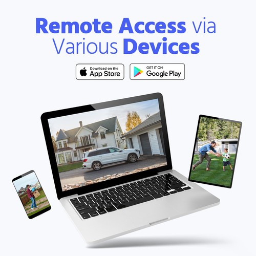 ANNKE 5MP Audio POE Security Camera System 8CH/16CH 12MP NVR Outdoor Color Night