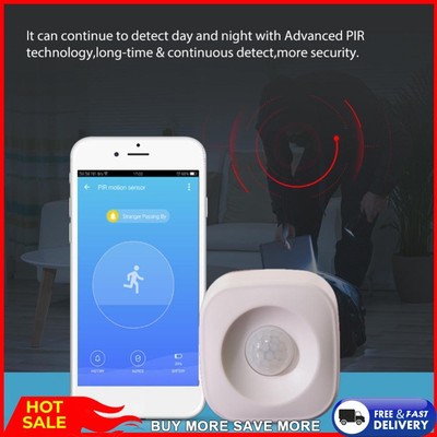 WiFi PIR Motion Sensor Tuya Smart Life APP Control Wireless Infrared Detector