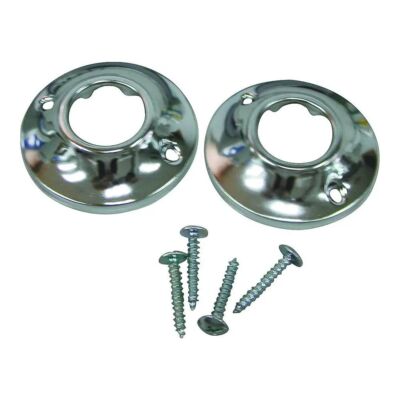 ProSource PMB-003 Chrome Shower Rod Flange 1''