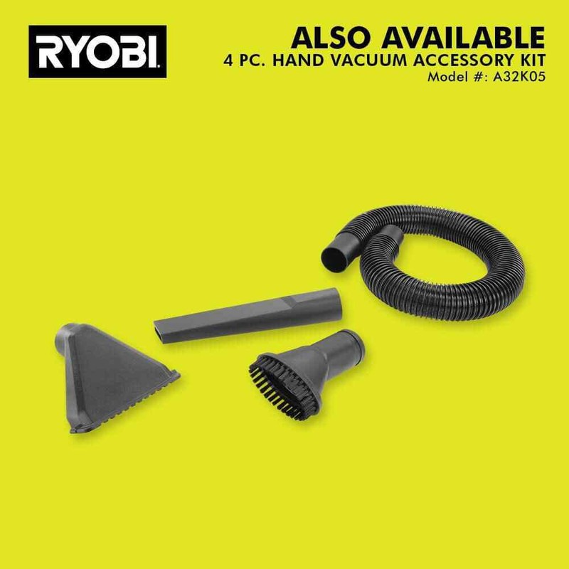 RYOBI Hand Vacuum Lithium-Ion 18V Multi-Surface Cordless Handheld TOOL-ONLY