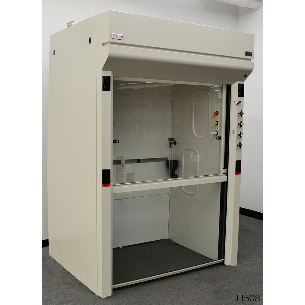 Thermo Science Chemical /Walk-In Floor / Fume Hood / Used / Fisher Hamilton / 5'