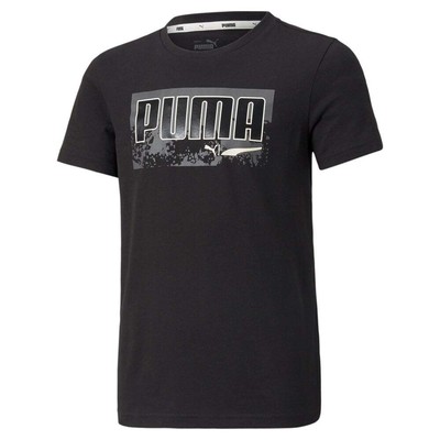 

Футболка Puma Alpha Holiday B Boys Черные повседневные топы 589292-01, Черный, Puma Alpha Holiday Tee B