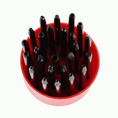 25pcs Assorted Sizes Punches Staking Punching Tool Set for Watch Repair New