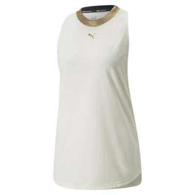 

Женская майка Puma Deco Glam с круглым вырезом белая 52238065, Белый