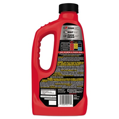 Drano 335710 32 oz. Max Gel Clog Remover Bottle (12/CT) New