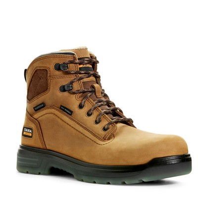 

Мужские ботинки Ariat Turbo 6 дюймов H2O с карбоновым носком, Bark