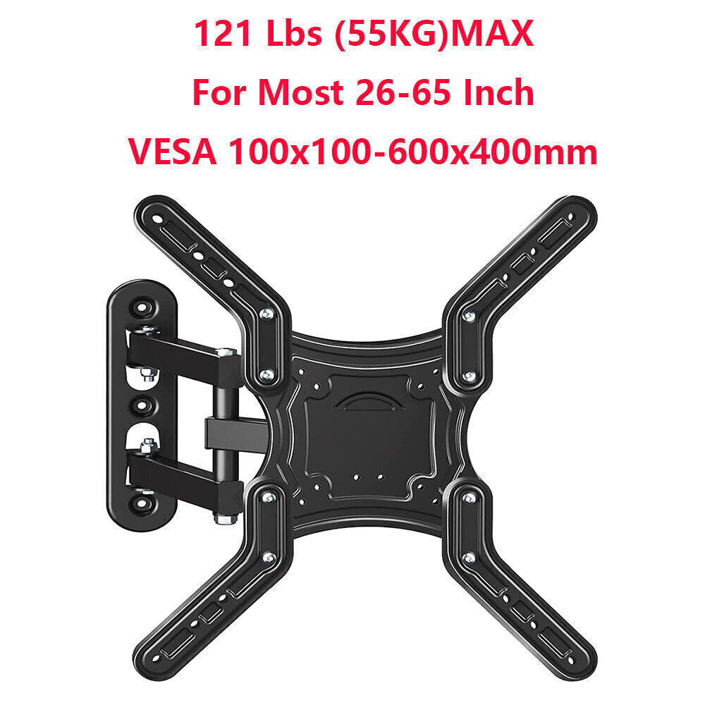 Full Motion TV Wall Mount Bracket Swivel 32 40 46 50 55 60