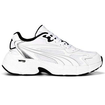 

Puma Teveris Nitro Metallic Lace Up Женские белые кроссовки Повседневная обувь 39109803, Белый, Puma Teveris Nitro Metallic Lace Up