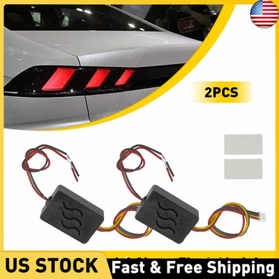 2 Universal Module Boxes w/3 Step Sequential Chase Flash Fits Turn Signal Light