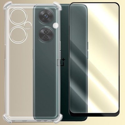 Explosion-Proof Black Screen Protector Soft Slim TPU Case f OnePlus Nord N30 5G