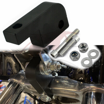 Fairing Headlight Extension Block For Harley Dyna T Sport FXDF FXDB 39-49mm