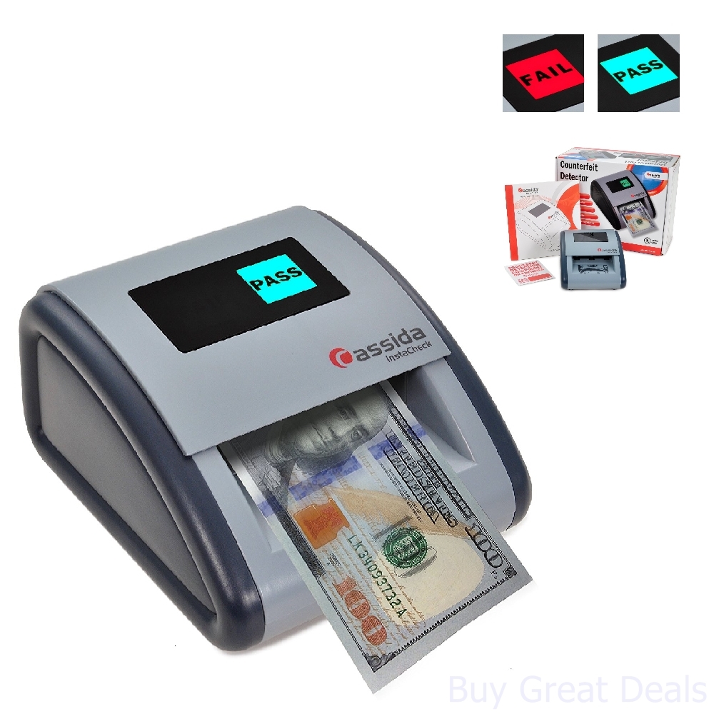 Automatic Money Counterfeit Detector Paper Bills Checker IR MG UV