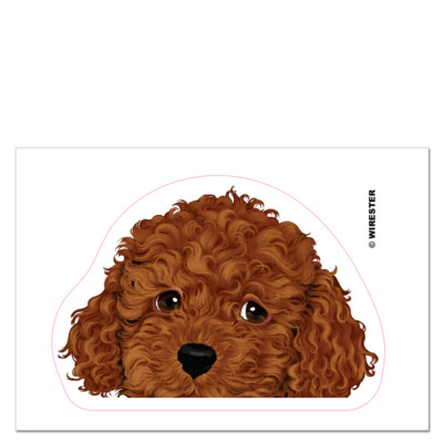 1pc 5" Animal Puppy Vinyl Decal Sticker Removable for Apple Macbook iPad Laptop