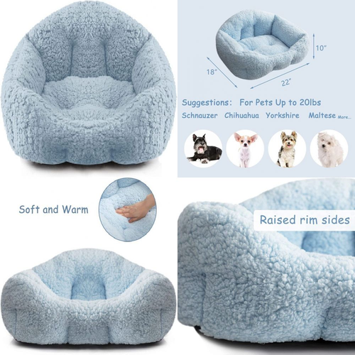 , Self-warming Pet Bed For Baby Blue